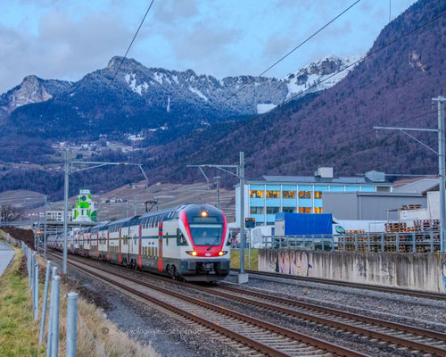 RE33 pour Martigny (08.01.2025)