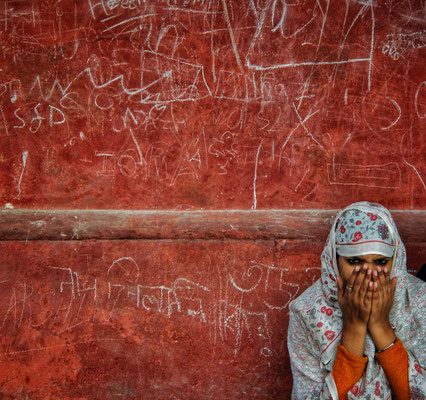George Sulkowski -  “Oh je! Schau dir all die Graffiti an!" (Old Delhi)