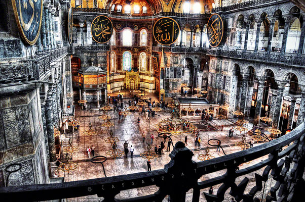 The most beautiful place in Istanbul. The Hagia Sophia.