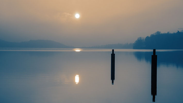 Bostalsee am Morgen