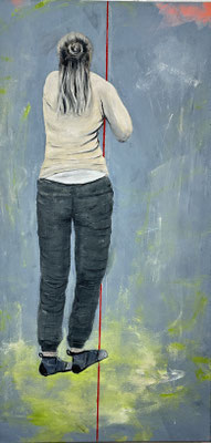 "up and down" 2025 | 100 x 50 | Acryl