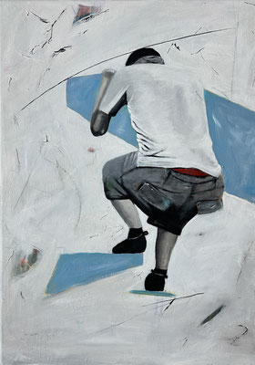 "up and down" 2025| 70 x 50 | Arcryl