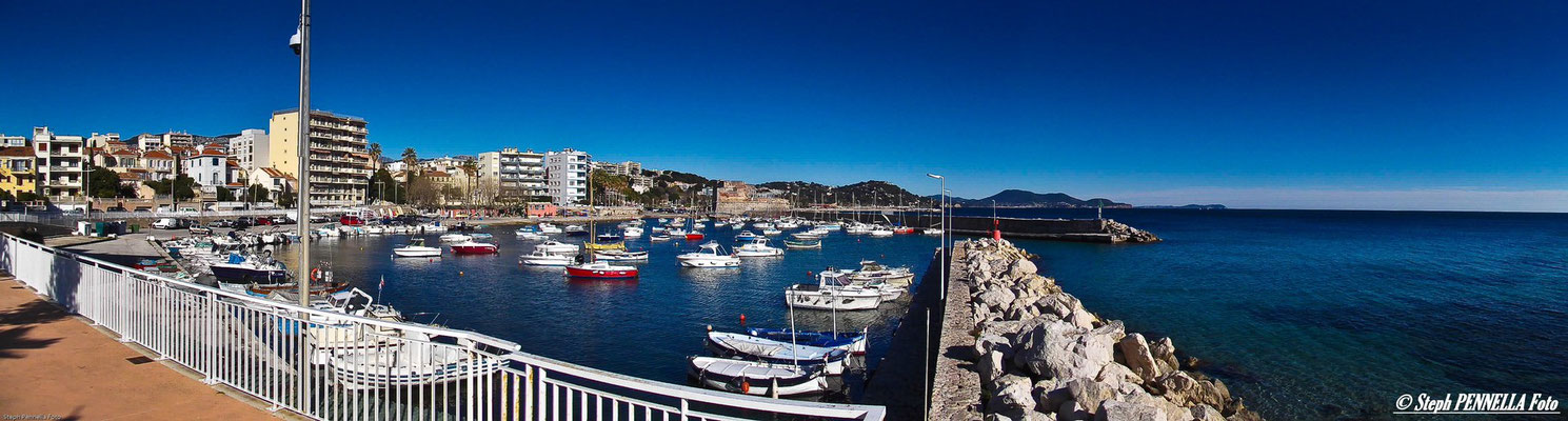 Panorama du port du Morillon, Toulon