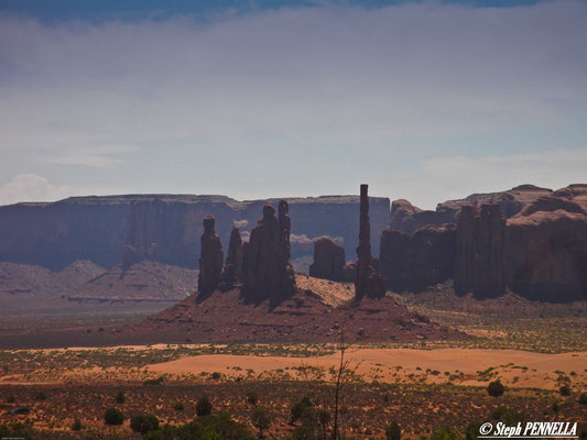 Monument Valley (Utah)  et les reserves des Indiens Navajos 