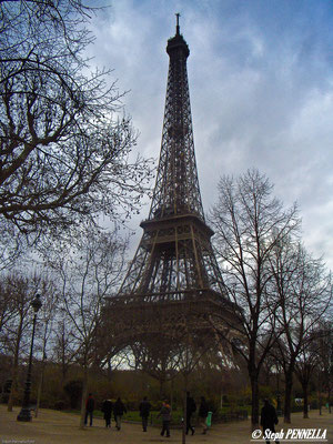 La tour Eiffel est une tour de fer de 324 mètres de hauteur située à Paris, à l’extrémité nord-ouest du parc du Champ-de-Mars en bordure de la Seine dans le 7ᵉ arrondissement