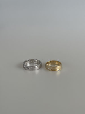 marriagering　K18YG,Platinum,Diamond,Ruby