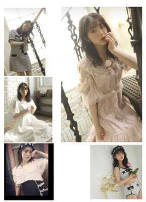 SWANKISS 2021 S/S  (model)中野恵那  ヘアメイク高野雄一