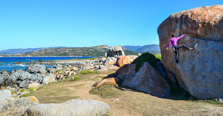 Blocs de la Punta di Capineru dans le Sud de la Corse