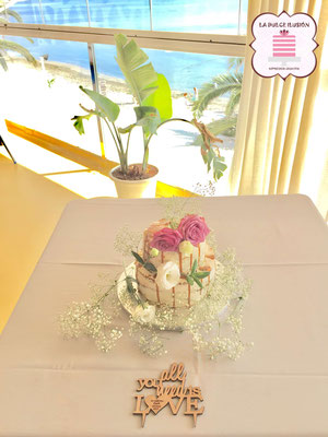 Tarta de boda decorada