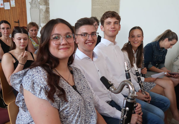 Ensemble QuattroLegna der LMS Marchtrenk: Lena Maria Schweitzer, Marcel Nigl, Florian Reisegger, Klara Prähofer; Petra Tiefenthaler
