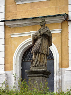 Hl. Johannes Nepomuk, Statue aus Kloster Langheim