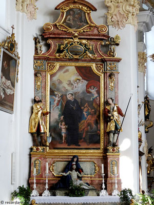 Linker Seitenaltar St. Leonhard