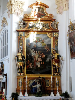 Rechter Seitenaltar Johannes der Täufer