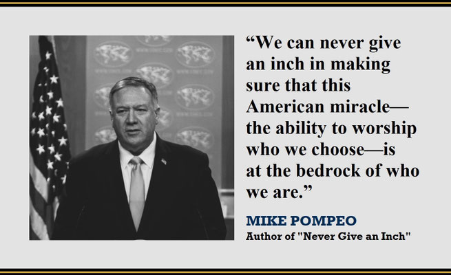 Mike Pompeo on Ability to Worship as Being at the Bedrock of Who Americans Are