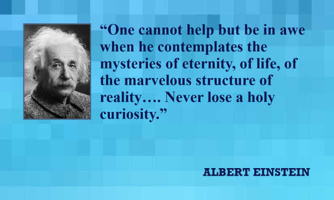 Curiosity Quote from Albert Einstein