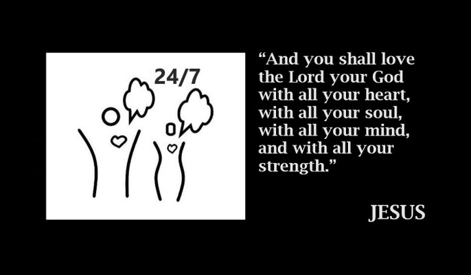 Love God - Jesus; Mark 12:30