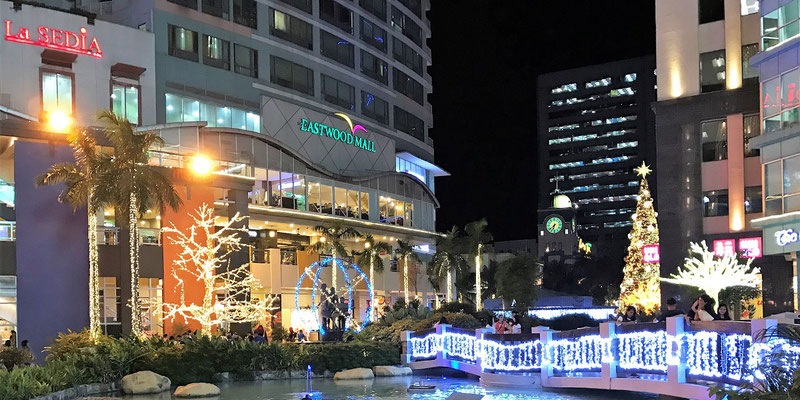 Christmas Display at the Open Park of Eastwood Mall