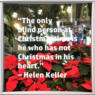 A Christmas Quote from Helen Keller