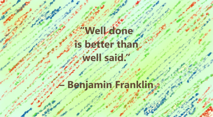 Goal-Oriented Quote from Benjamin Franklin