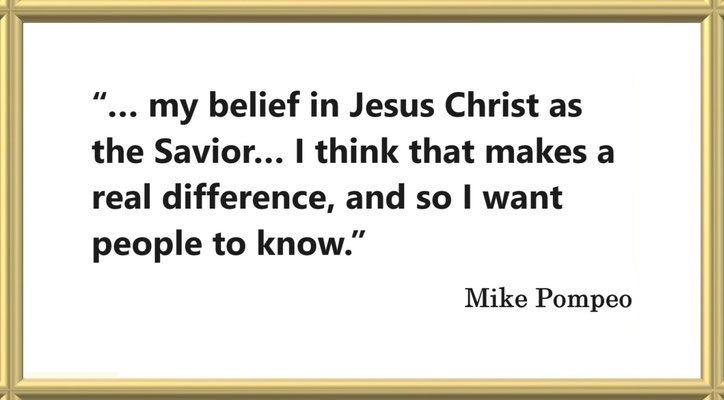 Mike Pompeo: On His Personal Relationship with God