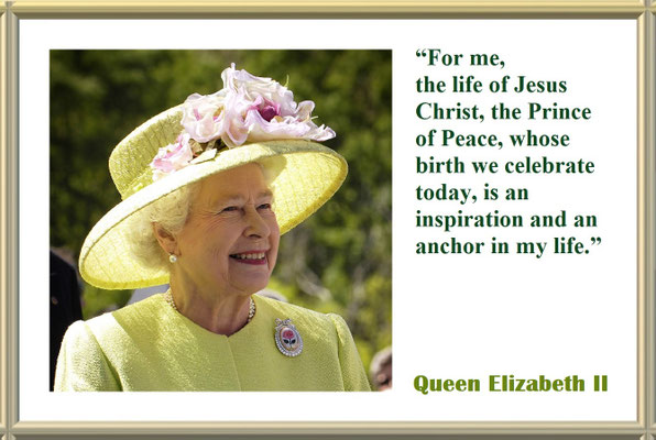 A Jesus and Christmas Quote from Queen Elizabeth II