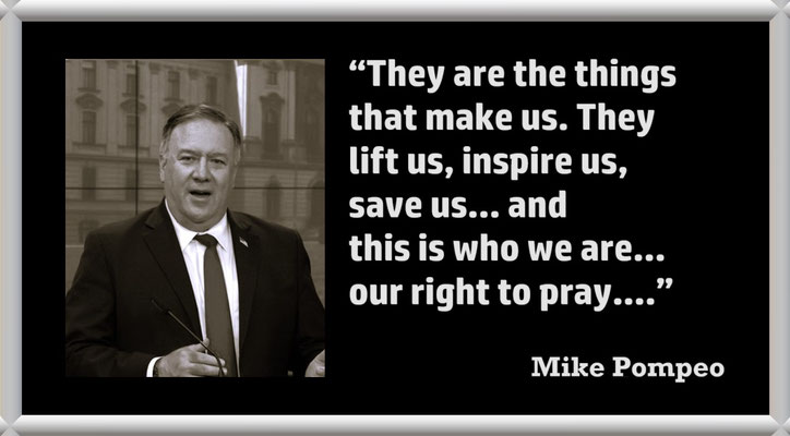 Mike Pompeo: On Religious Freedom and the Right to Pray