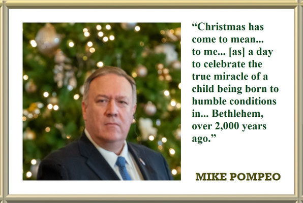 A Jesus and Christmas Quote from Mike Pompeo