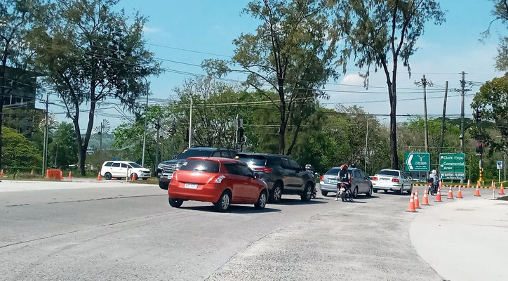 End of the Manuel Roxas Highway 