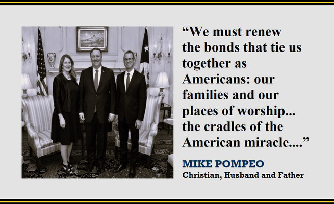 Mike Pompeo on Families and Places of Worship as Cradles of the American Miracle
