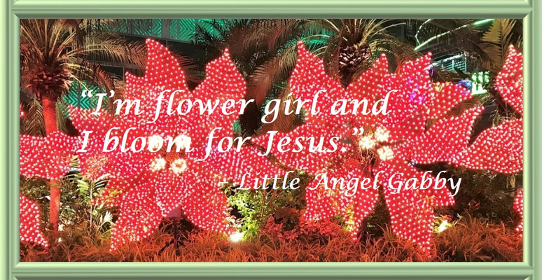 A Jesus Quote from My Little Angel Gabby