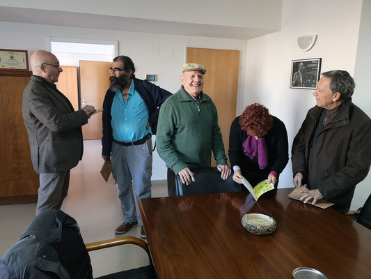 Miguel Ángel Lama, Antonio Gómez, JA Cáceres, María AA y Fernando Millán.