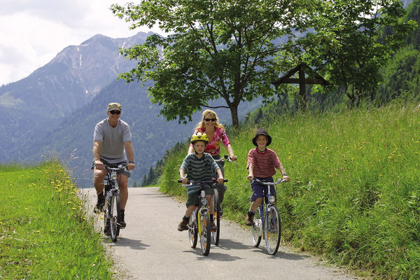 Radfahren oder Mountainbiken