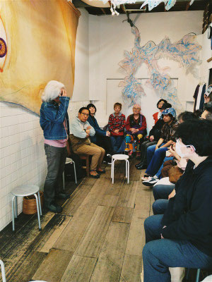 5/6（火）ライブ前に今回の作品展について説明