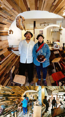 4/25（金）十三・済藤美術館での岡博史展