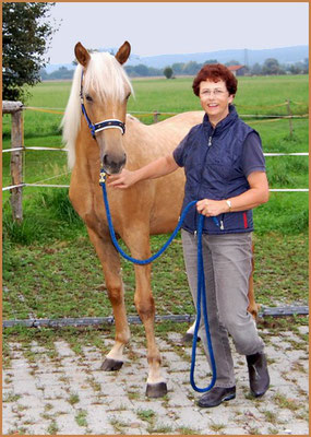 Eine hübscher Jährling ist sie nun