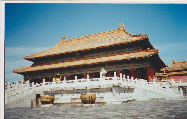 Pechino .- città proibita - palazzo del trono