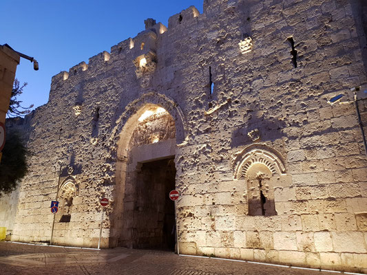 Zionstor in der Jerusalemer Altstadtmauer