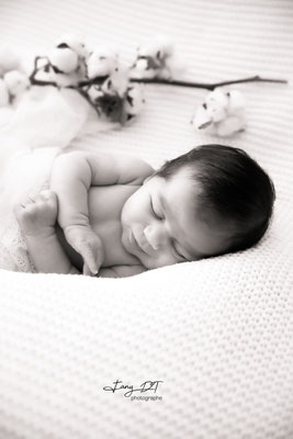 Séance photo bébé naissance maternité réalisée dans mon studio à Saint-André-de-l'Eure (27), proche d’Évreux et de Dreux