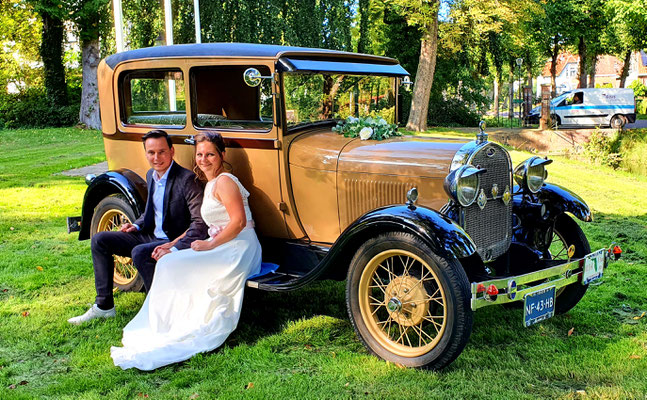 Trouwen in oldtimer