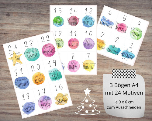 Diy Adventskalender von Cathy Thica