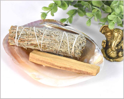 Räucherwerk Smudge Weißer Salbei und palo Santo 