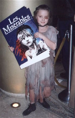 November 21, 1998 - Maggie Martinsen in costume as Young Cosette