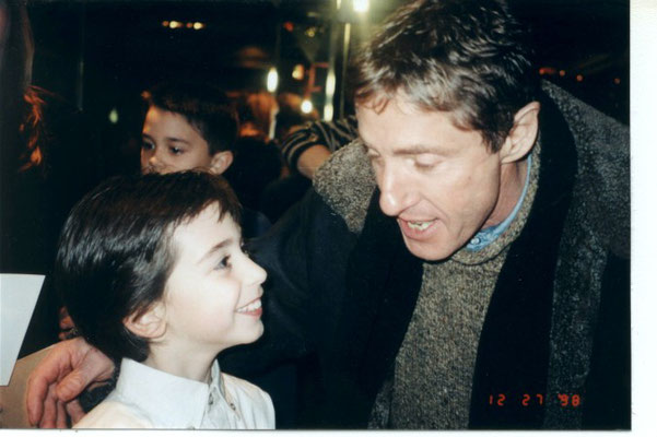 1998 // Cast Party - Stephen with (Scrooge) Roger Daltrey