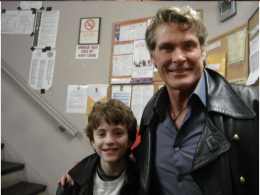 Jacob Levine and David Hasselhoff.