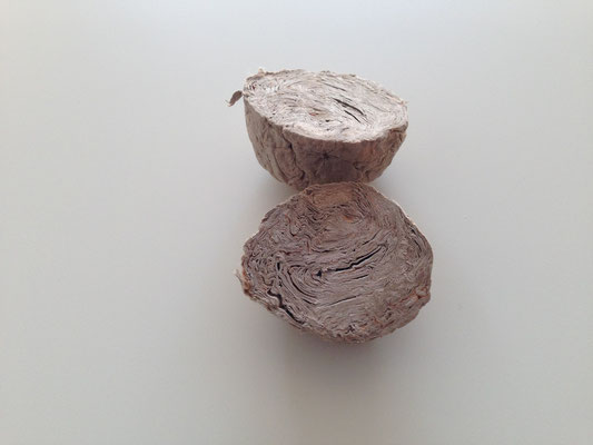 Méninges, 2014, carton, 4 x 3,5 x 2 cm