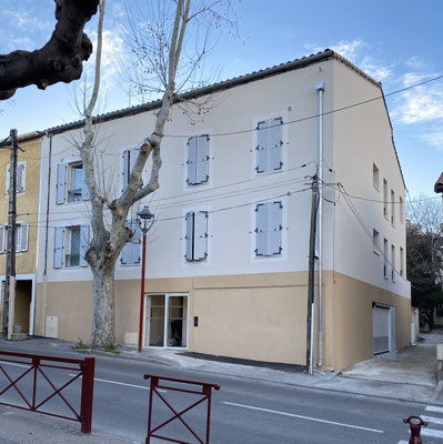 Construction d'un immeuble de 4 logements à Saint Cyr sur Mer (83) 