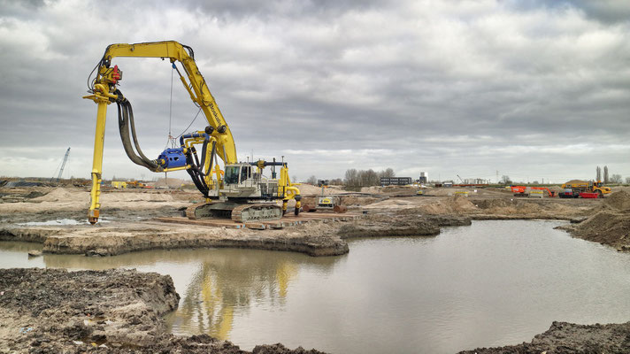 Asbestsanering Waterfront Harderwijk met unieke Beau Dredge Methode van Boskalis | opdrachtgever projectbureau Waterfront 