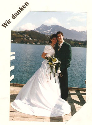 1996 Heirat Wüest Roli und Chregi