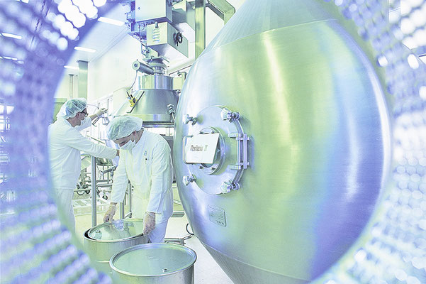 Industrieanlage in der Pharmaindustrie, Fotograf Jürgen Müller Bargteheide /Stormarn