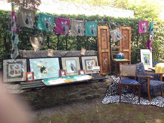Ausstellung zum Parkfest in Diesbar-Seußlitz